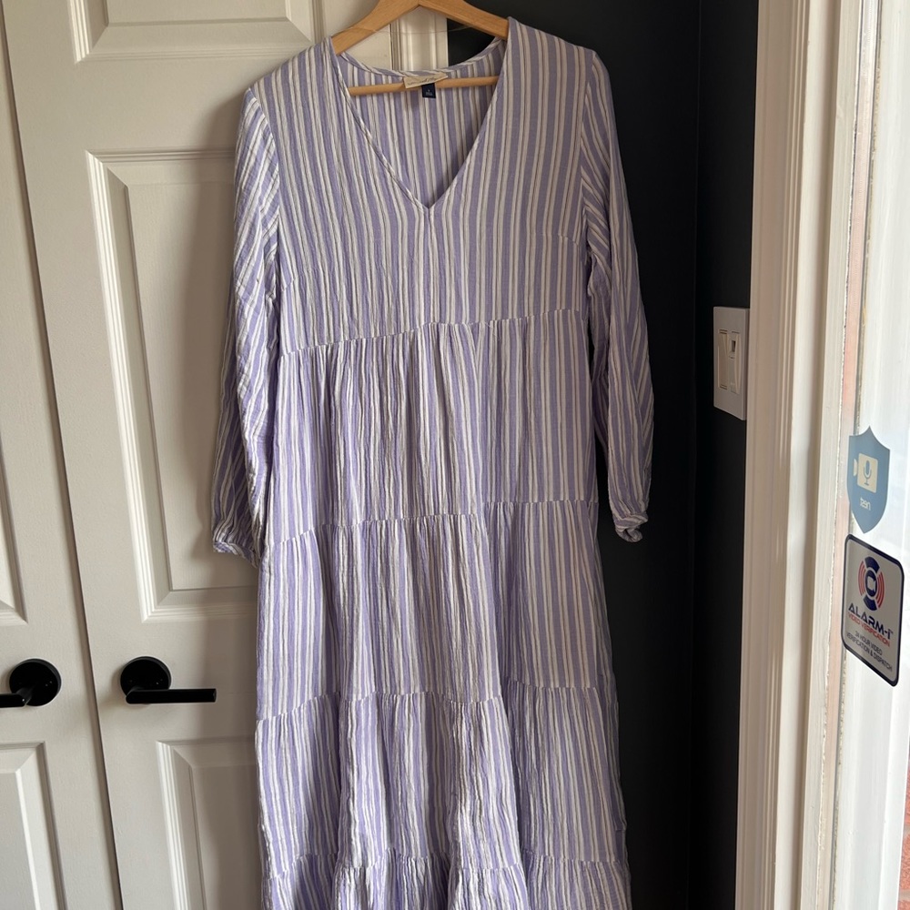 Striped boho dress